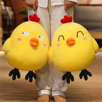 Chubby Chick Plushies - Hops and Pops - Cute - Plushies - Kawaii - Chicken Plush - Theme: Cartoonish