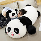 Chubby Roll Panda Plush - Hops and Pops - Cute - Plushies - Kawaii - Panda Plush - Stuffed Animals