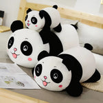 Chubby Roll Panda Plush - Hops and Pops - Cute - Plushies - Kawaii - Panda Plush - Stuffed Animals