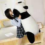 Chubby Roll Panda Plush - Hops and Pops - Cute - Plushies - Kawaii - Panda Plush - Stuffed Animals