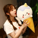Cone Cuties, Kawaii Ice Cream Plush Cushions - Hops and Pops - Cute - Plushies - Kawaii - Sweets Plush - Stuffed Animals