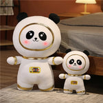 Cosmic Cuddle Panda, Plush Astronaut Explorer - Hops and Pops - Cute - Plushies - Kawaii - Panda Plush - Standing Plush