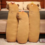 Cozy Capybara Hug Looong Plushie - Hops and Pops - Cute - Plushies - Kawaii - Capybara Plush - Stuffed Animals