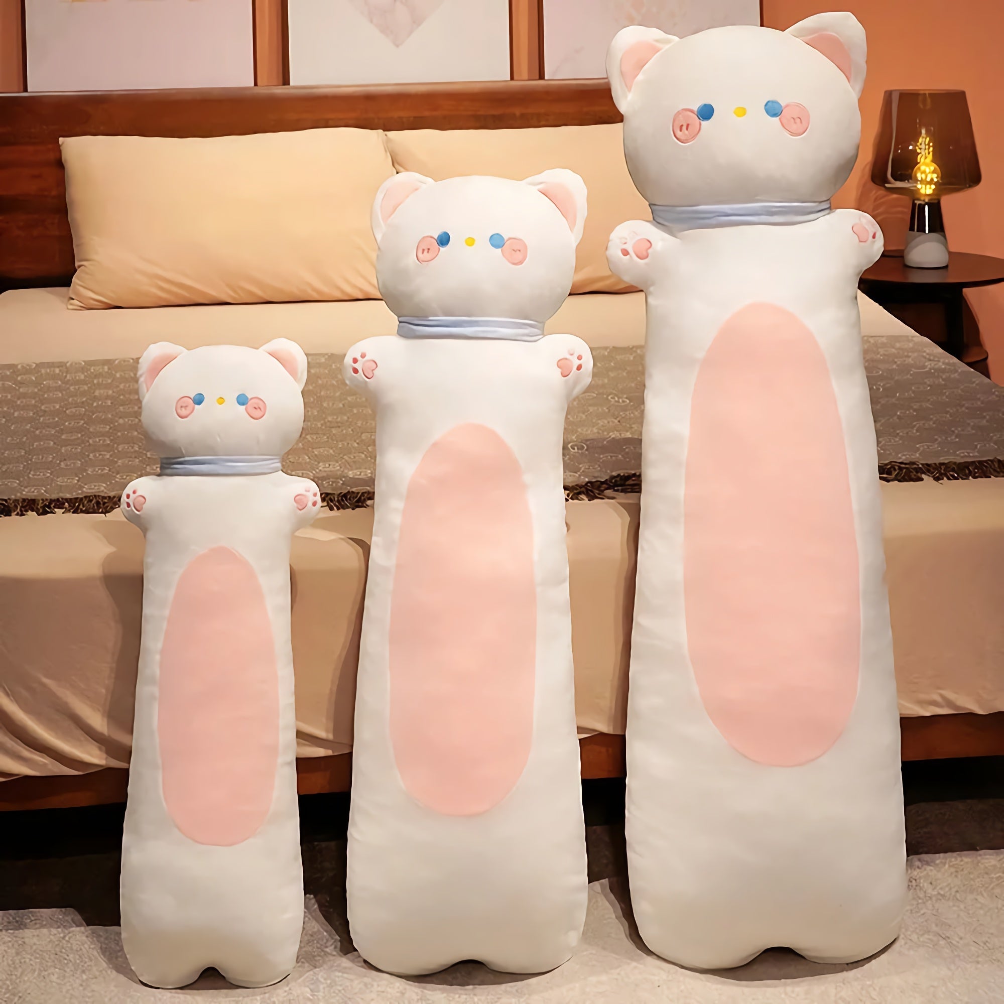 Cozy Paws Parade Looong Plush Stuffed Animals - Hops and Pops - Cute - Plushies - Kawaii - Stuffed Animals