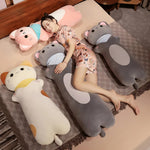 Cozy Scarf Cat Buddy Looong Plushie - Hops and Pops - Cute - Plushies - Kawaii - Cat Plush - Happy Plush
