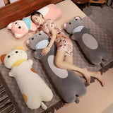 Cozy Scarf Cat Buddy Looong Plushie - Hops and Pops - Cute - Plushies - Kawaii - Cat Plush - Happy Plush