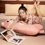 Cozy Scarf Cat Buddy Looong Plushie - Hops and Pops - Cute - Plushies - Kawaii - Cat Plush - Shape: Long, Fat/Chubby