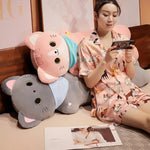 Cozy Scarf Cat Buddy Looong Plushie - Hops and Pops - Cute - Plushies - Kawaii - Cat Plush - Size: Giant - Size: Big