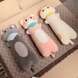 Cozy Scarf Cat Buddy Looong Plushie - Hops and Pops - Cute - Plushies - Kawaii - Cat Plush - Stuffed Animals