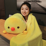 Cuddle Chick Soft Cushion - Hops and Pops - Cute - Plushies - Kawaii - Chicken Plush - Yellow - White