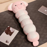 Cuddlepillars - Wiggly Looong Plush Hug Buddies - Hops and Pops - Cute - Plushies - Kawaii - Sleeping Plush