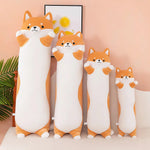 Cuddly Shiba Inu Looong Plushie - Hops and Pops - Cute - Plushies - Kawaii - Dog Plush - Stuffed Animals