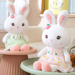 Daisy Dress Bunnies, Sweet Plush Rabbits in Floral Skirts - Hops and Pops - Cute - Plushies - Kawaii - Rabbit Plush - Stuffed Animals