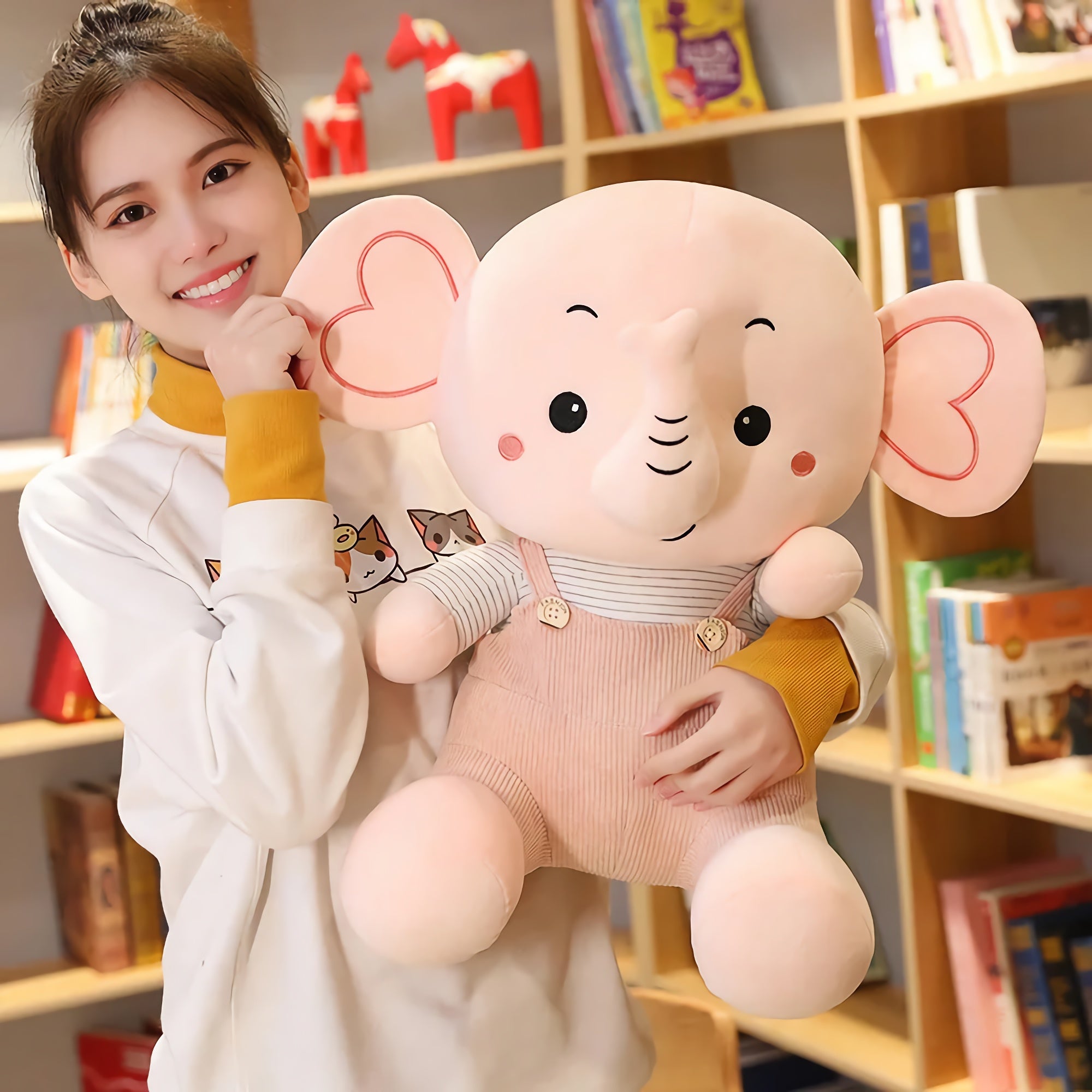 Dandy the Dressed-Up Elephant - Hops and Pops - Cute - Plushies - Kawaii - Elephant Plush - Stuffed Animals
