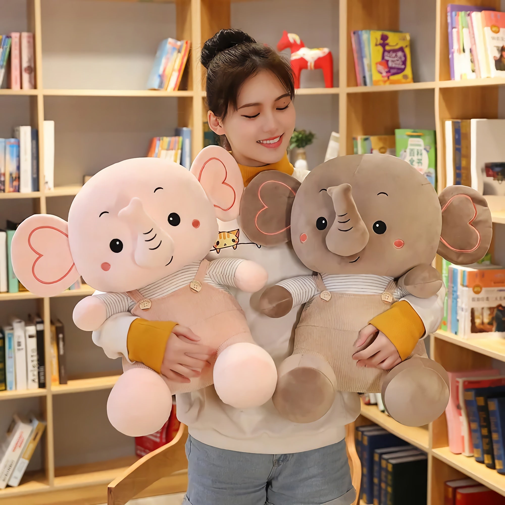 Dandy the Dressed-Up Elephant - Hops and Pops - Cute - Plushies - Kawaii - Elephant Plush - Stuffed Animals