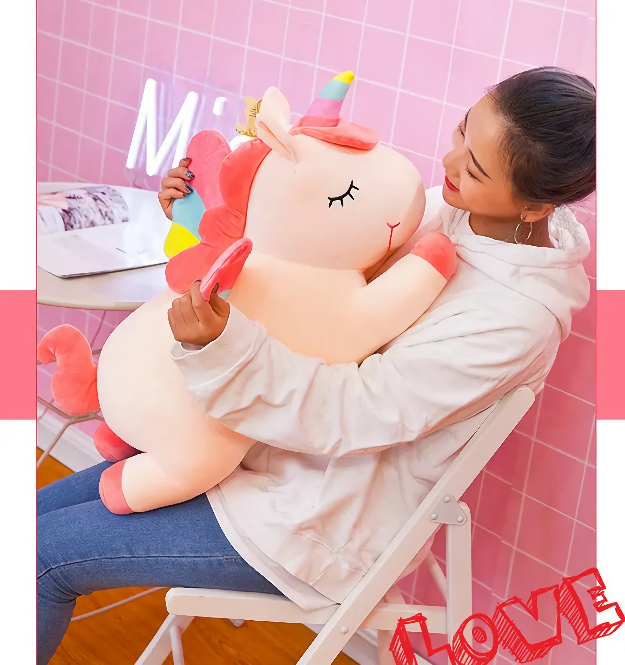 Dreamie Napicorns, Sleepy Rainbow Unicorn Plushies - Hops and Pops - Cute - Plushies - Kawaii - Unicorn Plush - Theme: Fantasy