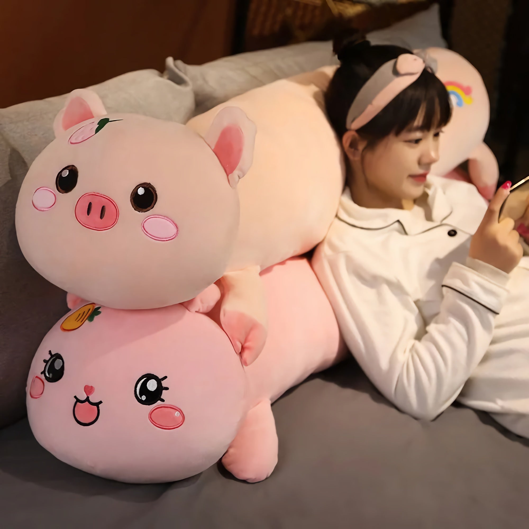 Dreamy Hug Tubes Plush - Hops and Pops - Cute - Plushies - Kawaii - Stuffed Animals