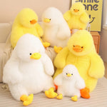 Fluffy Chubby Duck Plush Pillow - Hops and Pops - Cute - Plushies - Kawaii - Theme: Kawaii/Cute, Cartoonish
