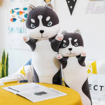 GrumpyPaw Husky, The Moody Hugger - Hops and Pops - Cute - Plushies - Kawaii - Dog Plush - Stuffed Animals