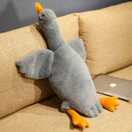 Honk & Snooze Giant Goose Looong Plush Pillow - Hops and Pops - Cute - Plushies - Kawaii - Duck Plush - Stuffed Animals