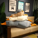Honk & Snooze Giant Goose Looong Plush Pillow - Hops and Pops - Cute - Plushies - Kawaii - Duck Plush - Stuffed Animals