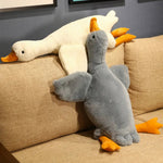 Honk & Snooze Giant Goose Looong Plush Pillow - Hops and Pops - Cute - Plushies - Kawaii - Duck Plush - Stuffed Animals