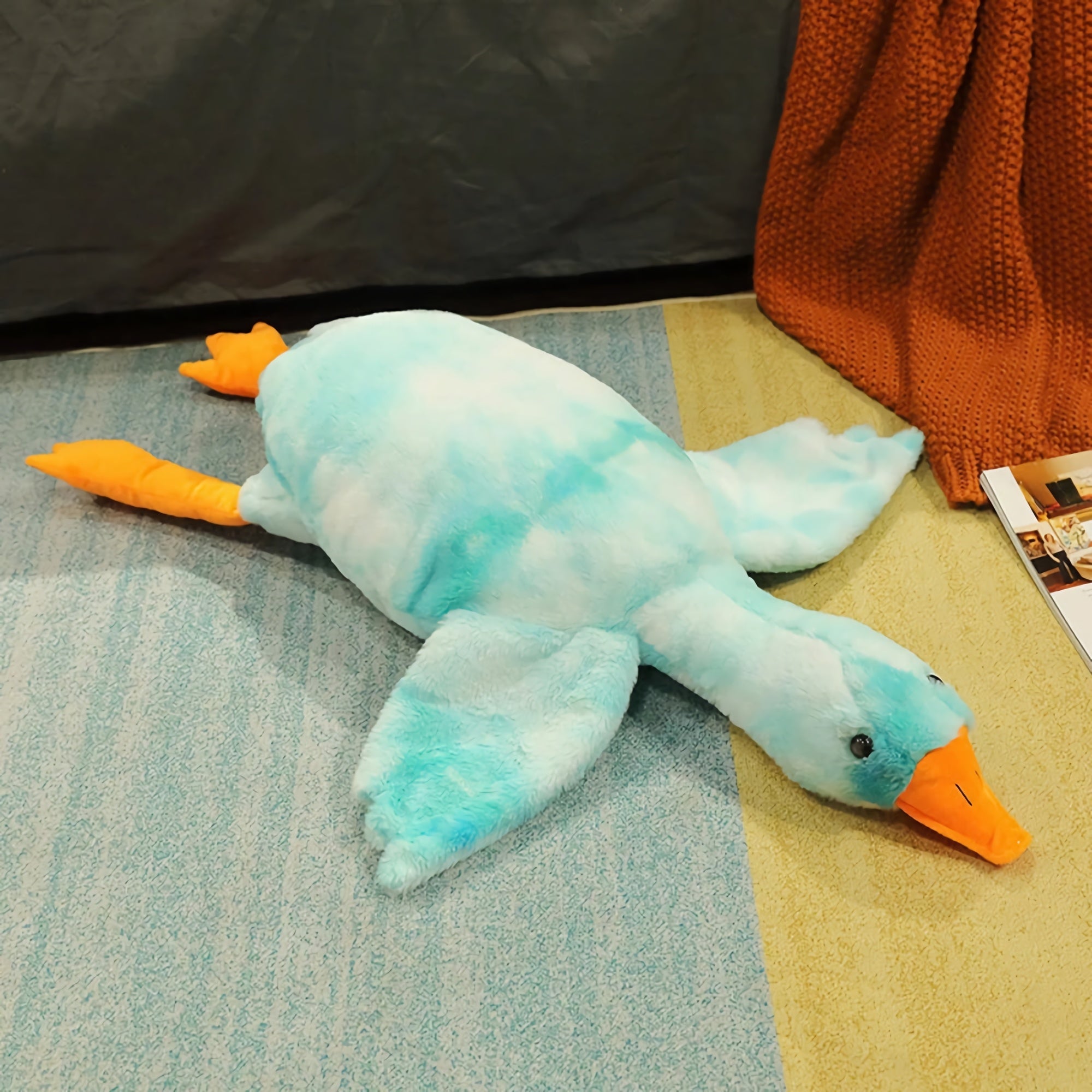 Honk & Snooze Giant Goose Looong Plush Pillow - Hops and Pops - Cute - Plushies - Kawaii - Duck Plush - Stuffed Animals