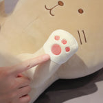 HuggiCat Looong Plush - Hops and Pops - Cute - Plushies - Kawaii - Cat Plush - Stuffed Animals