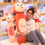 Huggie Critters Looong Plush Pals - Hops and Pops - Cute - Plushies - Kawaii - Size: Regular - Size: Big