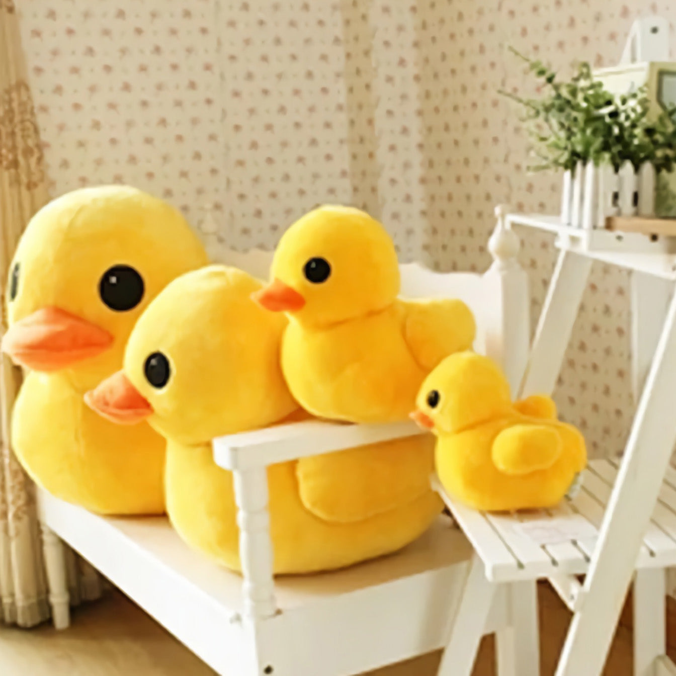 Jumbo Quack Buddy - Hops and Pops - Cute - Plushies - Kawaii - Duck Plush - Theme: Kawaii/Cute