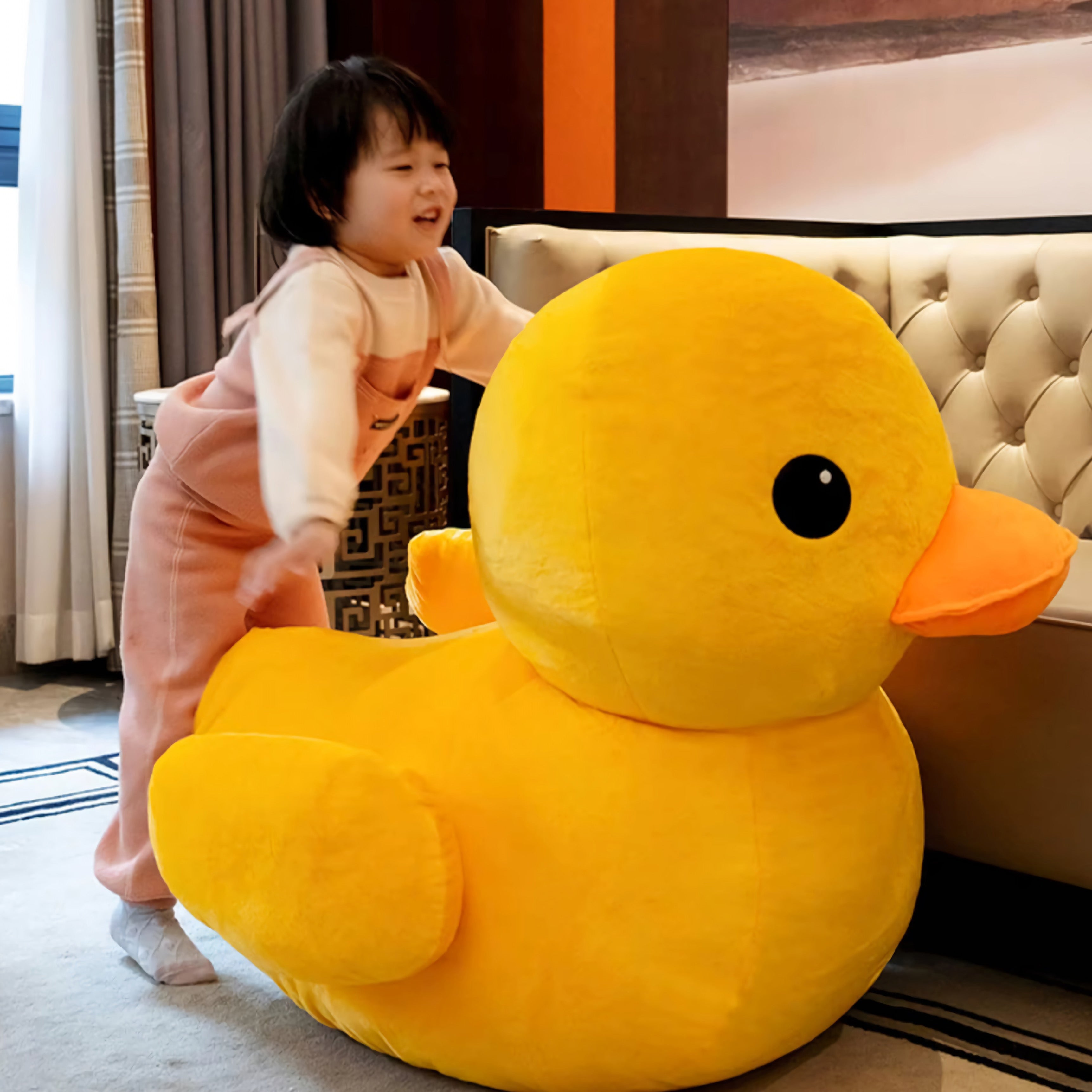 Jumbo Quack Buddy - Hops and Pops - Cute - Plushies - Kawaii - Duck Plush - Stuffed Animals