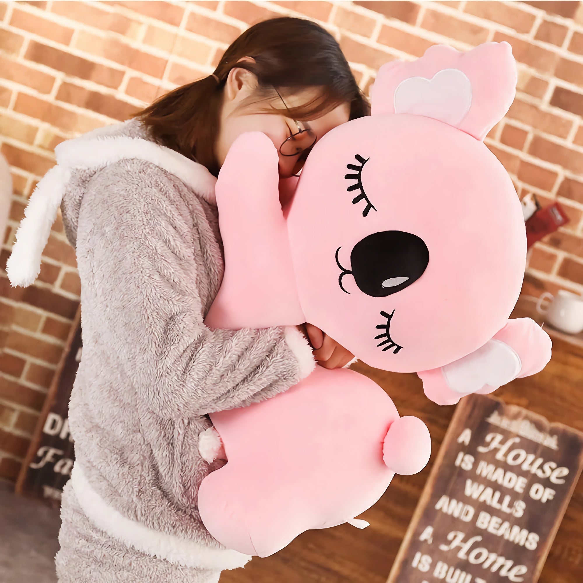 Kozy Koala - The Dreamy Snuggle Plush - Hops and Pops - Cute - Plushies - Kawaii - Koala Plush - Sleepy Plush
