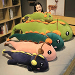 Lofi Looong Dino Plush - Hops and Pops - Cute - Plushies - Kawaii - Dinosaur Plush - Stuffed Animals