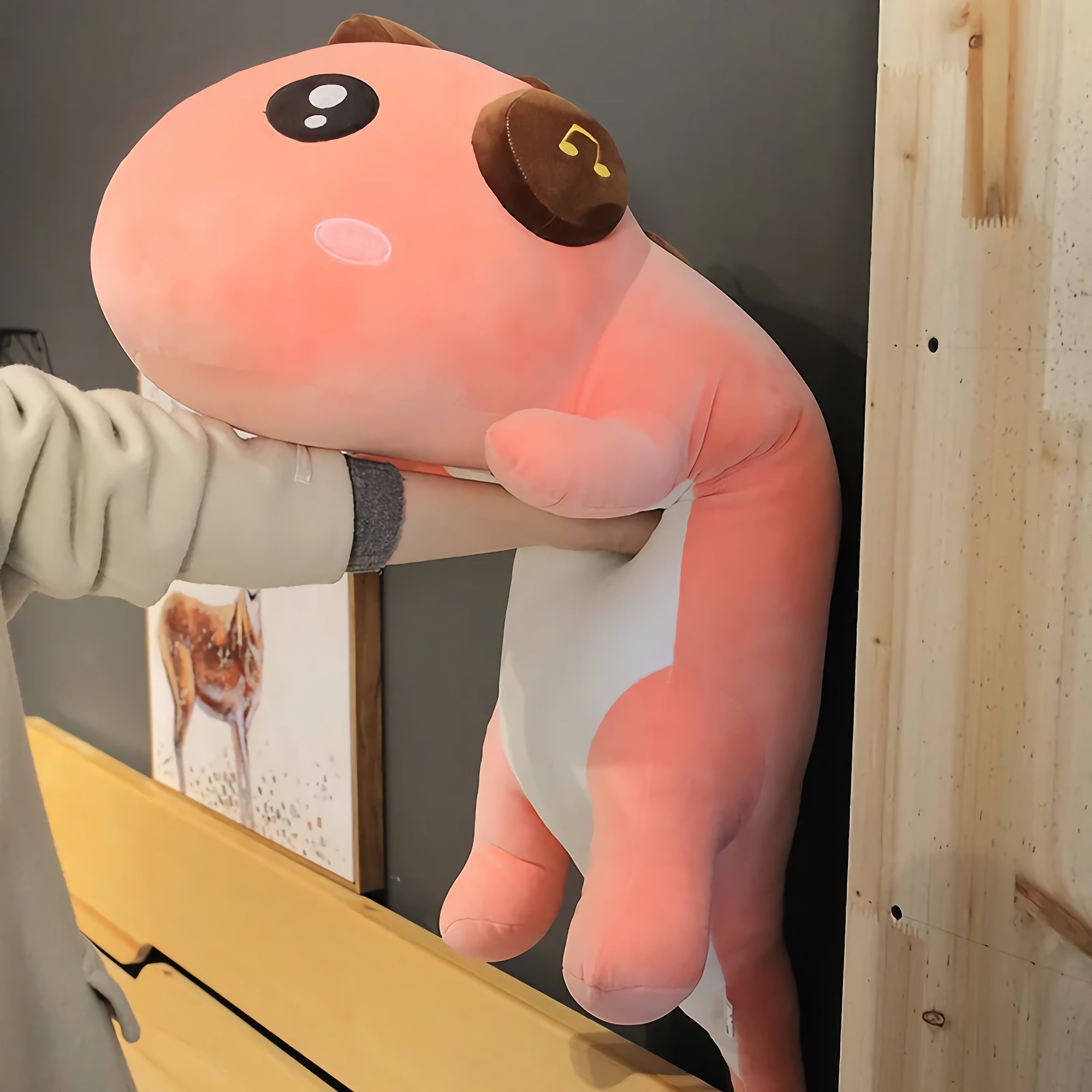 Lofi Looong Dino Plush - Hops and Pops - Cute - Plushies - Kawaii - Dinosaur Plush - Stuffed Animals