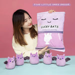 Lucky Bats Peekaboo Plush Set - Hops and Pops - Cute - Plushies - Kawaii - Bat Plush - Stuffed Animals