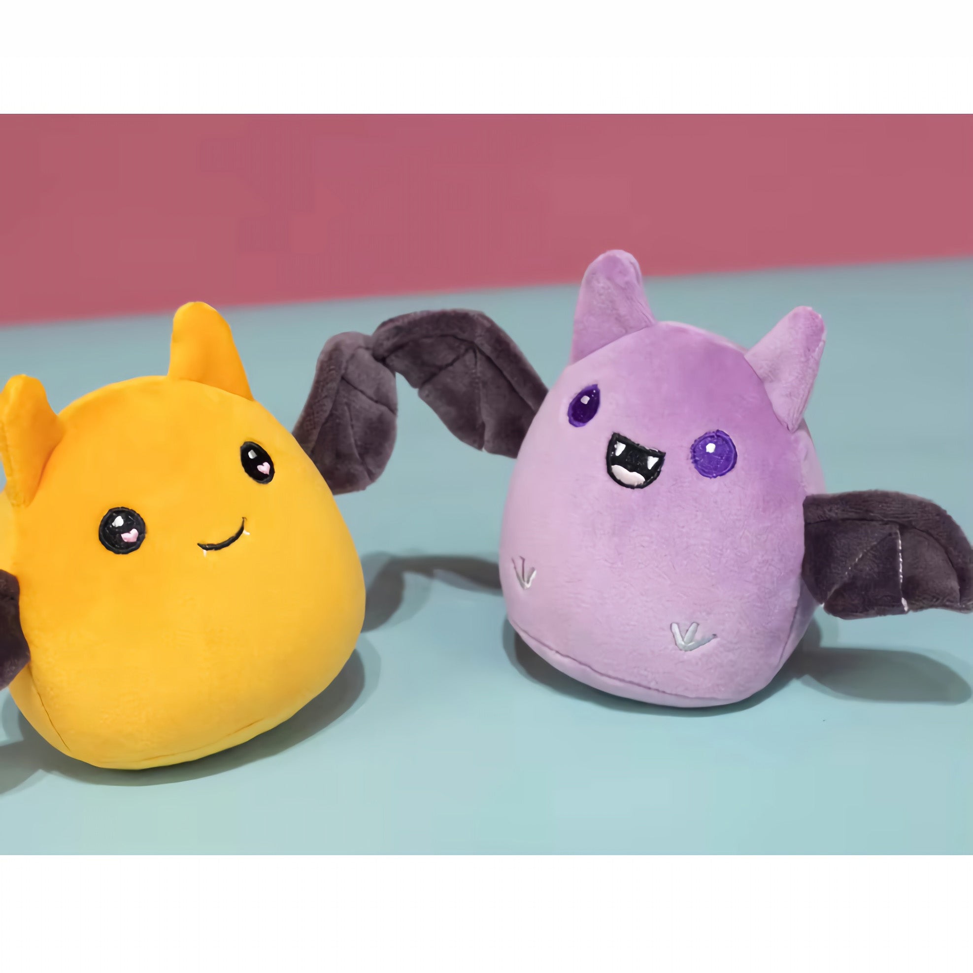 Lucky Bats Peekaboo Plush Set - Hops and Pops - Cute - Plushies - Kawaii - Bat Plush - Stuffed Animals