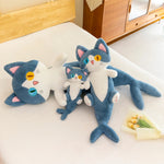 Meowrine, The Mystical Shark Cat Plush - Hops and Pops - Cute - Plushies - Kawaii - Cat Plush - Stuffed Animals