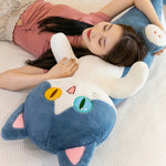 Meowrine, The Mystical Shark Cat Plush - Hops and Pops - Cute - Plushies - Kawaii - Cat Plush - Stuffed Animals