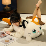 Mermeow Plush Magical Cat-Fish Pillow - Hops and Pops - Cute - Plushies - Kawaii - Shape: Long