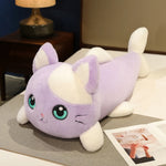 Mermeow Plush Magical Cat-Fish Pillow - Hops and Pops - Cute - Plushies - Kawaii - Stuffed Animals
