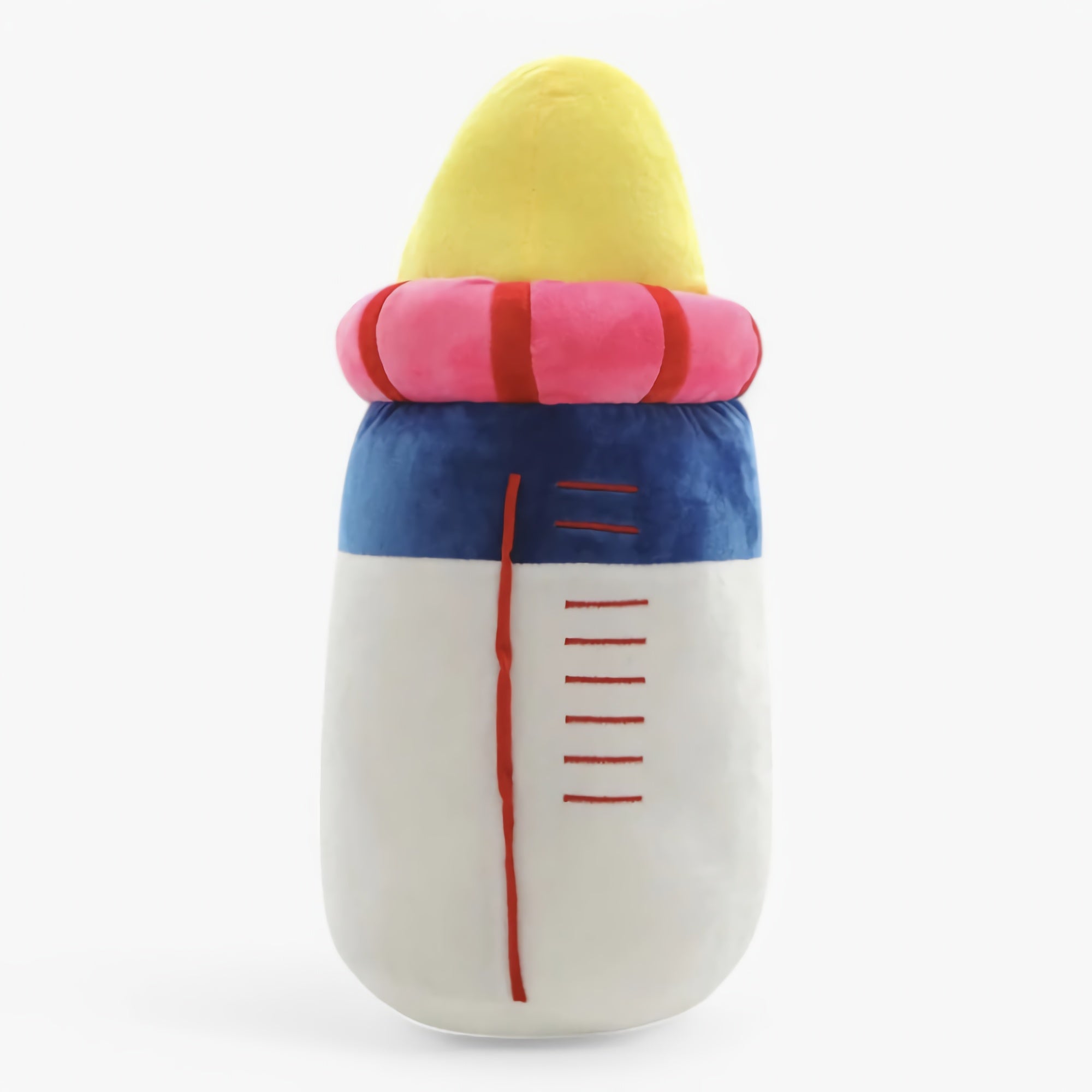 Milky Snuggle Bottle, Soft Plush Hug Buddy - Hops and Pops - Cute - Plushies - Kawaii - Sweets Plush - Size: Small - Size: Regular
