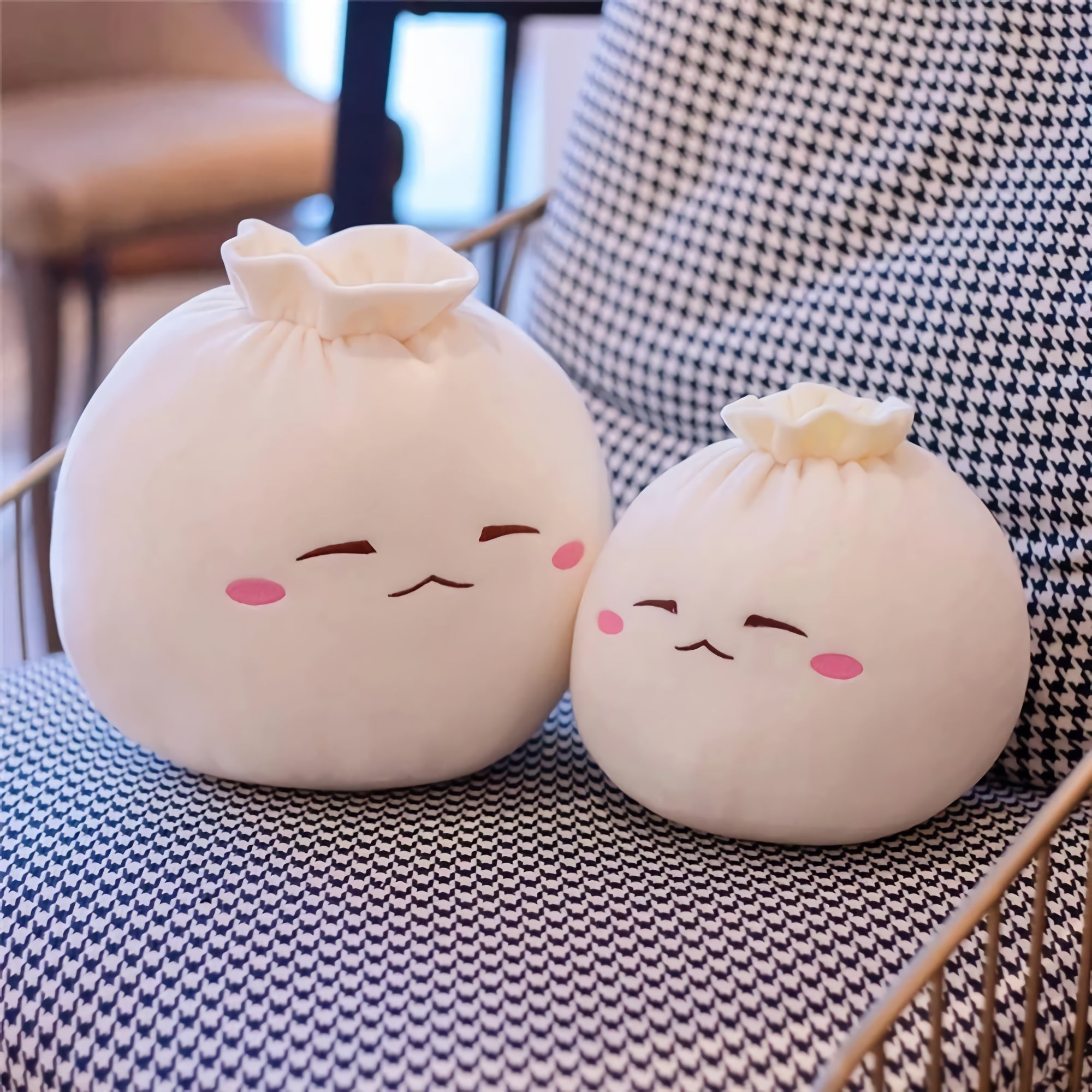 Mochi Bao Buddies, Squishy Soup Dumpling Yummy Plushies - Hops and Pops - Cute - Plushies - Kawaii - Size: Small