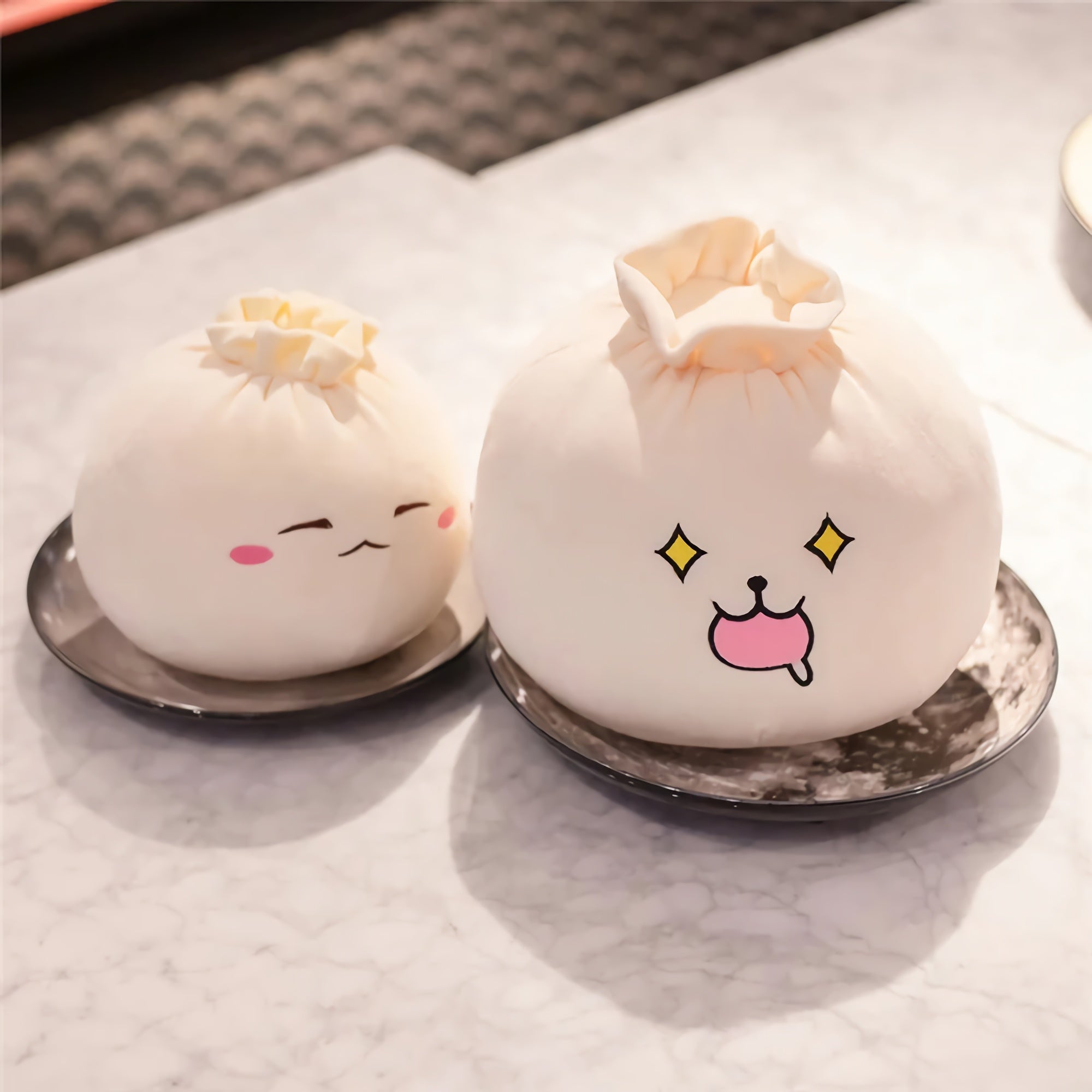 Mochi Bao Buddies, Squishy Soup Dumpling Yummy Plushies - Hops and Pops - Cute - Plushies - Kawaii - Stuffed Animals