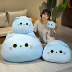Mochi Meow Chubby Cat Plushie - Hops and Pops - Cute - Plushies - Kawaii - Cat Plush - Size: Small - Size: Regular