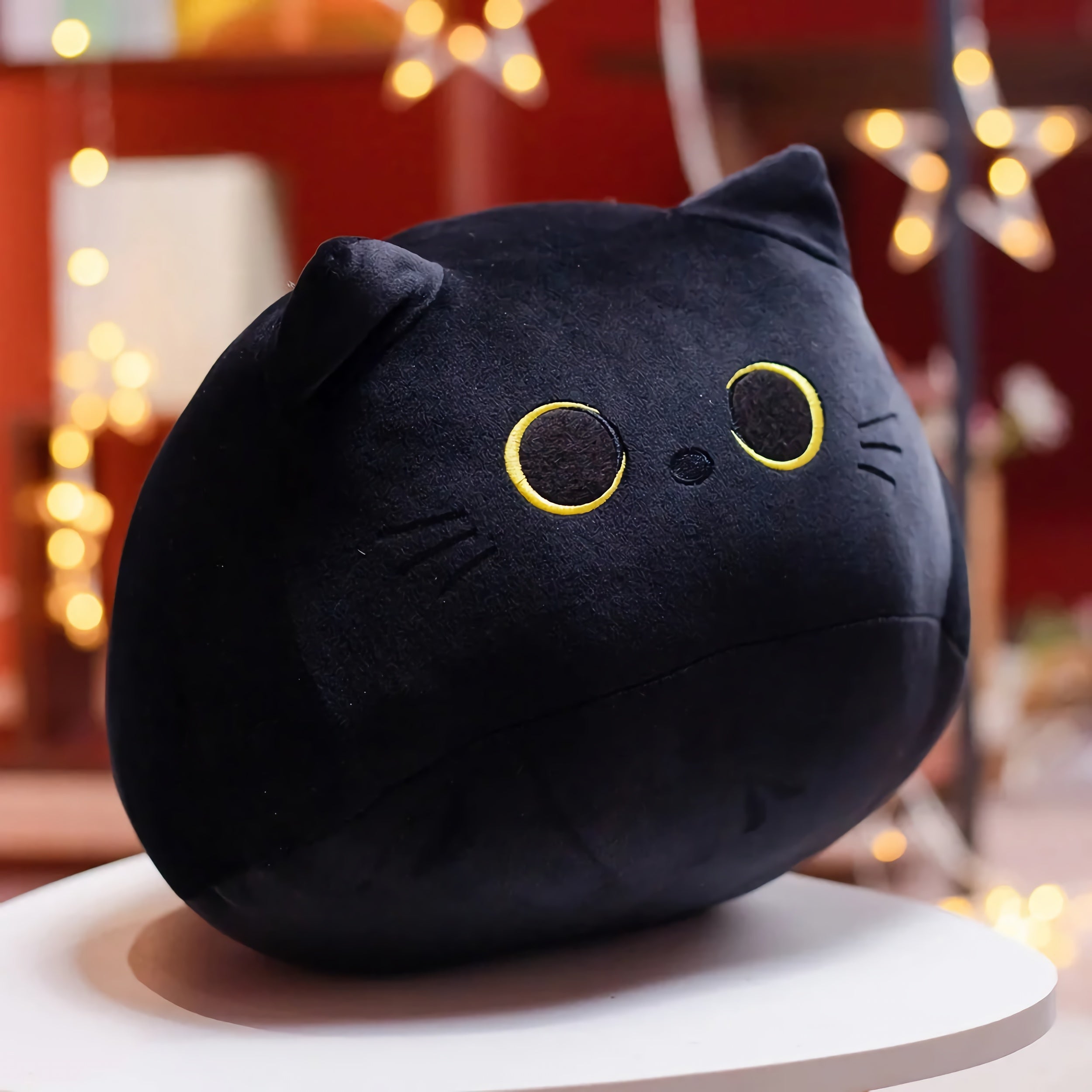 Mochi Meow Chubby Cat Plushie - Hops and Pops - Cute - Plushies - Kawaii - Cat Plush - Stuffed Animals