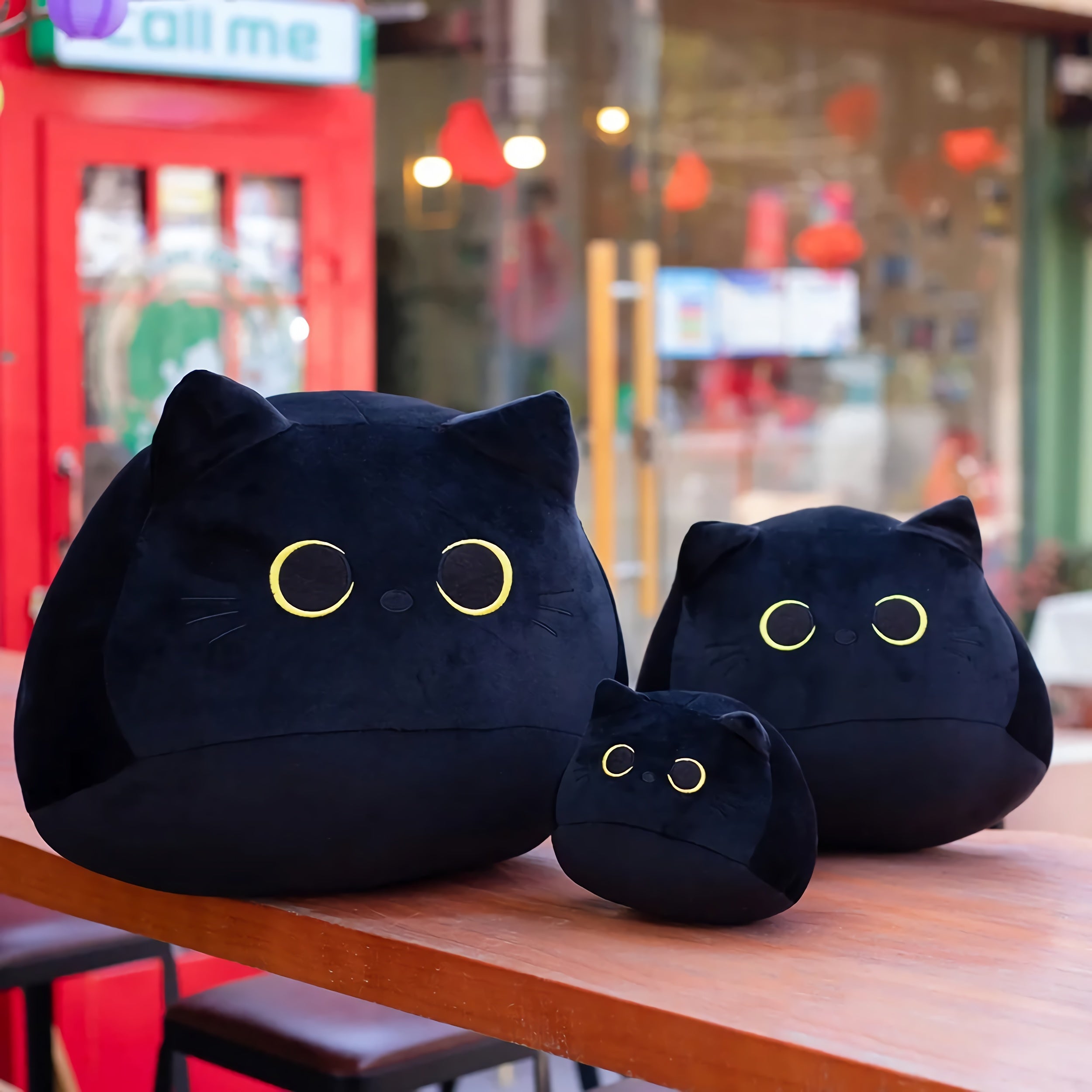 Mochi Meow Chubby Cat Plushie - Hops and Pops - Cute - Plushies - Kawaii - Cat Plush - Stuffed Animals