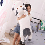 MooBuddies Huggable Looong Cow Plush - Hops and Pops - Cute - Plushies - Kawaii - Cow Plush - Theme: Kawaii/Cute, Cartoonish