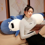 Mood Sharks, Looong Plush Sea Pals - Hops and Pops - Cute - Plushies - Kawaii - Shark Plush - Shape: Long