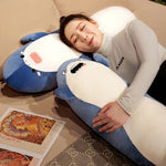 Mood Sharks, Looong Plush Sea Pals - Hops and Pops - Cute - Plushies - Kawaii - Shark Plush - Aquatic Creatures Plush