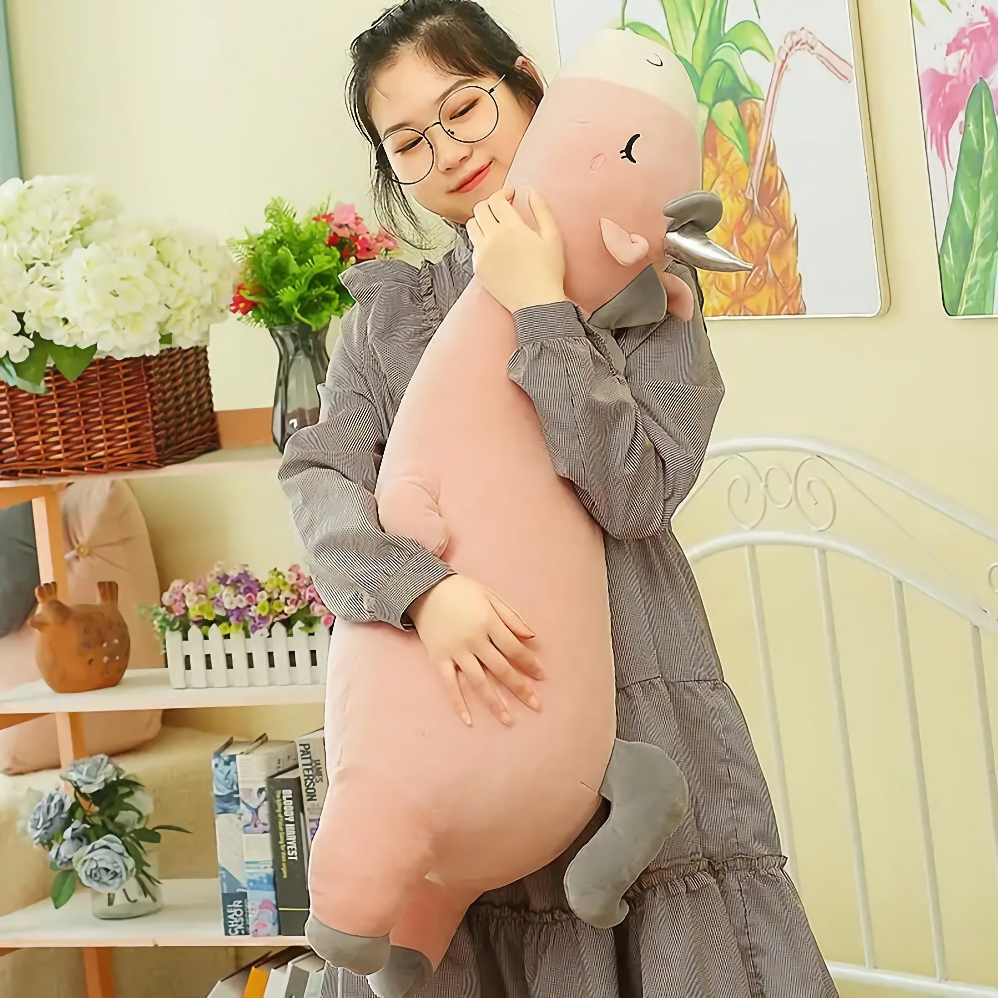 Moonmelt Unicorn Plushies - Hops and Pops - Cute - Plushies - Kawaii - Unicorn Plush - Pink - White - Blue